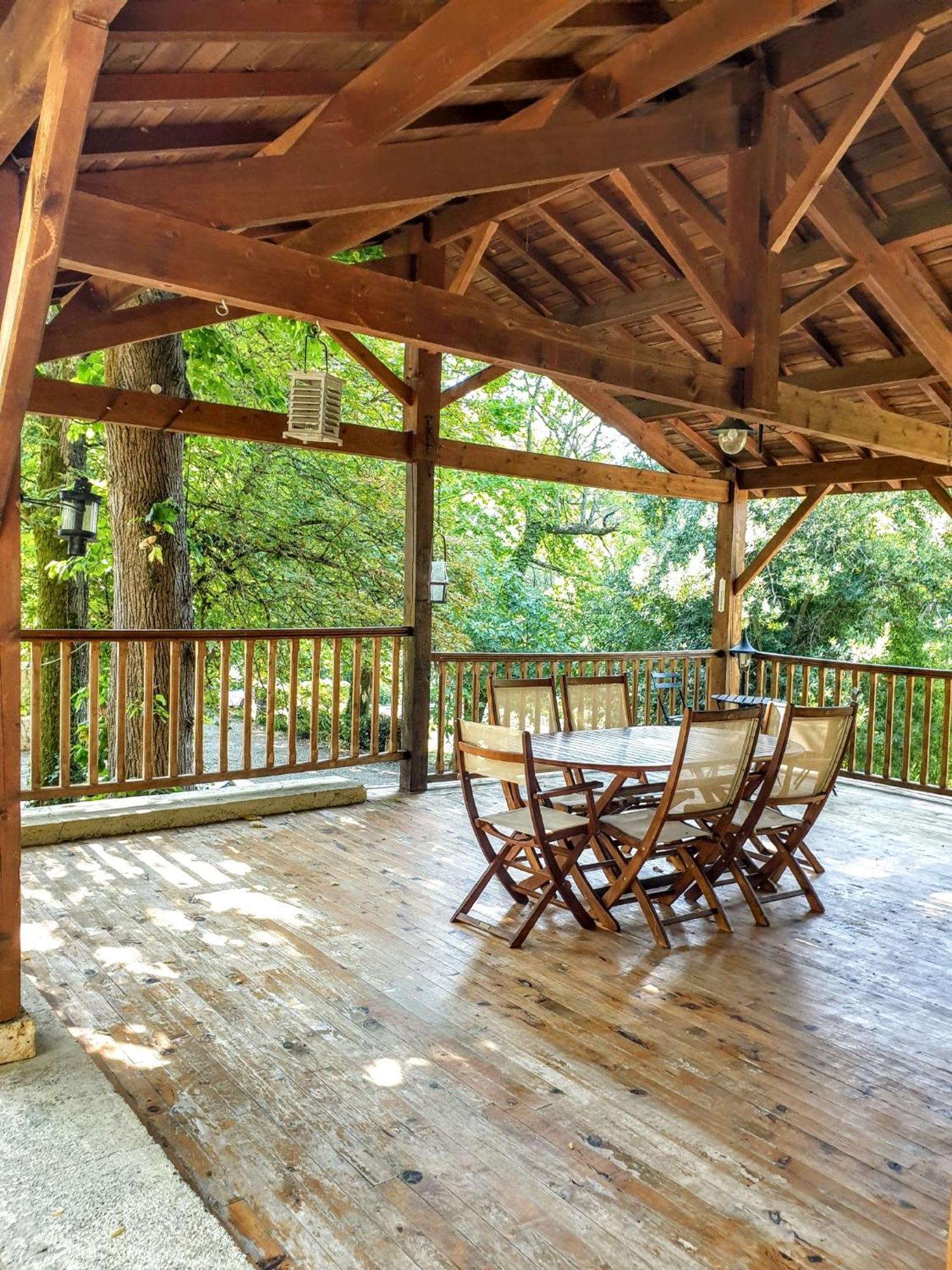 Vila Le Nid - Maison Dans Les Bois Avec Cheminee Et Vue Port-Sainte-Marie Exteriér fotografie